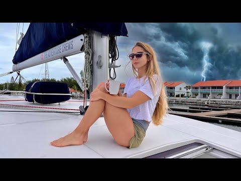 Lightning Storms 25 Knot Winds Good Company Stuck in the