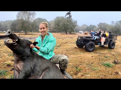 Wild Weekend at the Ranch Big Swamp Buggy Cookin Food Dogs