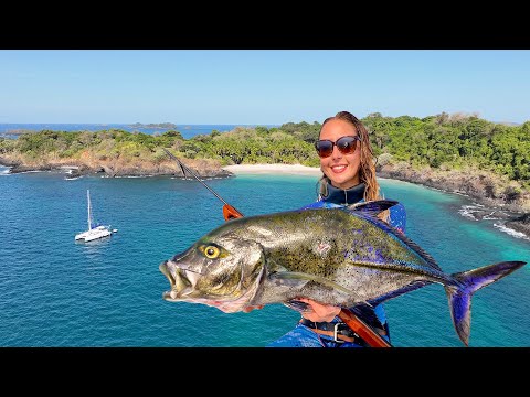 Spearfishing in UNKNOWN Waters on Remote Island in Panama
