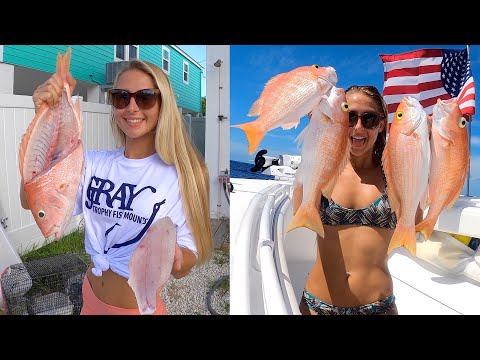 Filleting YELLOW EYED Snapper In Key West