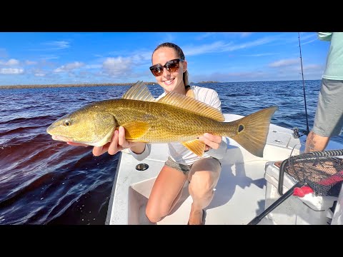 West coast Florida fishing after hurricane making trout