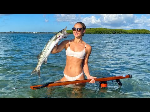 Spearfishing to Grilling Barracuda on ISLAND SPEAR SEAR