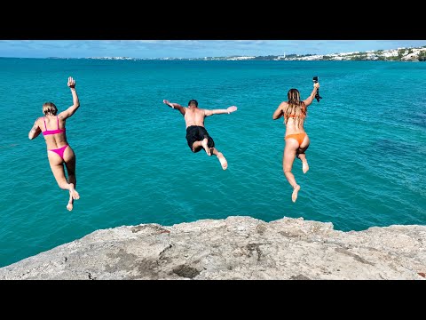 HE MADE ME DO IT Exploring the ISLAND Cliff Jumping