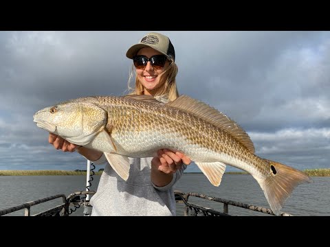 Catching Big Louisiana REDFISH