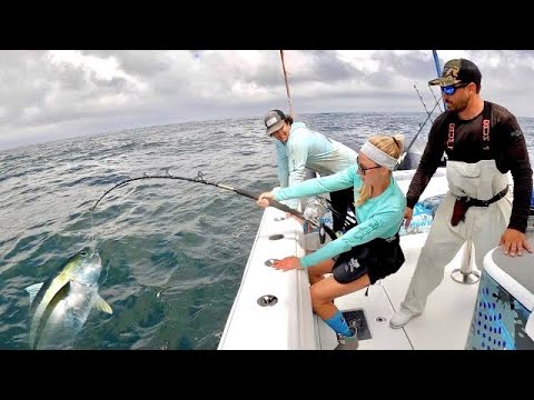 Battling the BIGGEST Fish of My Life Catch Cook Yellow Fin