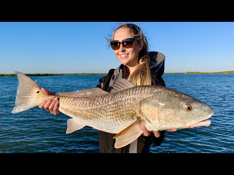 Finding Fishing Line INSIDE Of My REDFISH