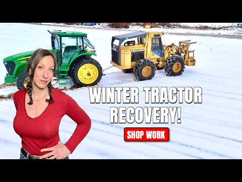 We Had To Rescue Our Tractor Sitting Broken Since Harvest