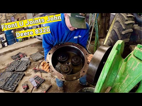 Changing Front U joints John Deere 8320