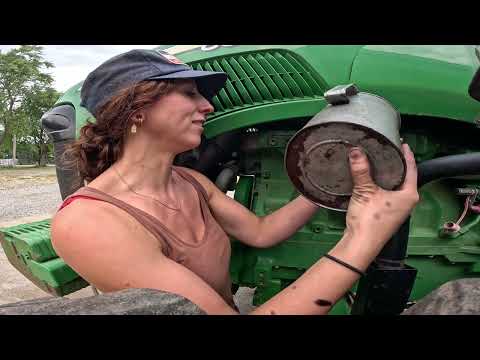 My First Oil Change John Deere 8320