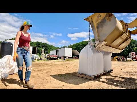 Tough Work Heavy Lifting on the farm