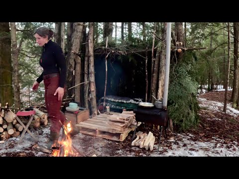 Winter Camping in Maine