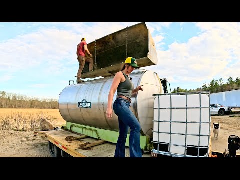 Tillage corn planting the tank