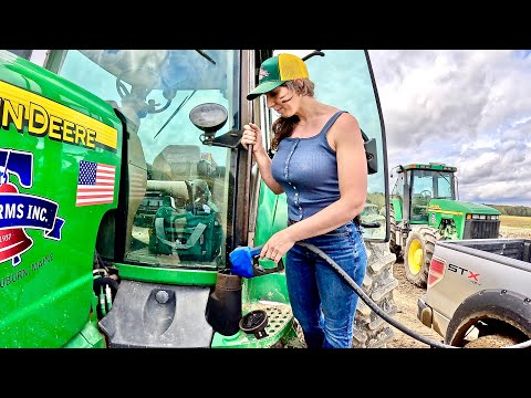 Spring Farming Weather Prepping for sweet corn with lime