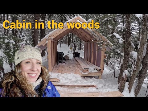 Maine Woods Cabin Build 2025