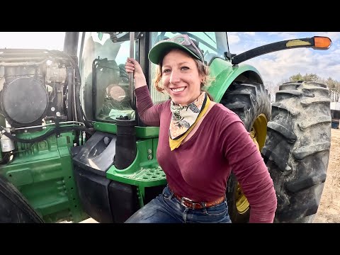 First nice day working outside Get my tractor ready for a