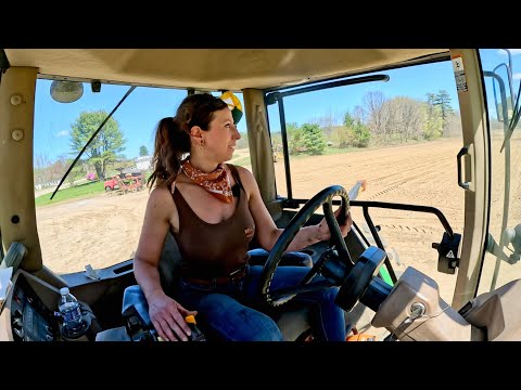 Using my new chainsaw Tillage