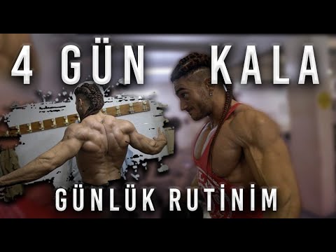 VÜCUT GELİŞTİRME SPORCUSUNUN 1 GÜNÜ