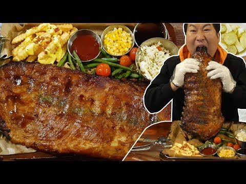 서가앤쿡 자이언트 폭립 먹방 Giant Pork Ribs Mukbang eating show