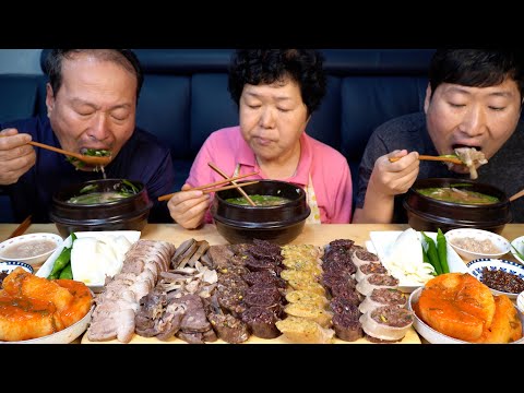 집에서 직접 만드는 순대국밥 가마솥에 사골 고아 만든 순대국밥 Korean Sausage and Rice