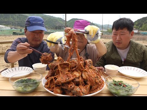 조개 낙지 새우 등등 푸짐한 해산물로 해물찜 Braised Spicy Seafood 요리 먹방