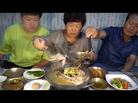 이열치열 말복에 먹는 오리 백숙과 오리 불고기 요리 먹방 Mukbang eating show