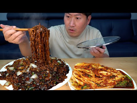 인스턴트 라면으로 짜장면 맛이 이연복 쉐프님의 짜장라면 먹방 Jjajang ramyun 요리 먹방