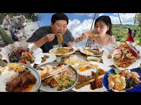 인도네시아 발리 여행 2탄 몽키 포레스트와 바비굴링 먹방 아야나 리조트까지 우붓 맛집 아야나 리조트