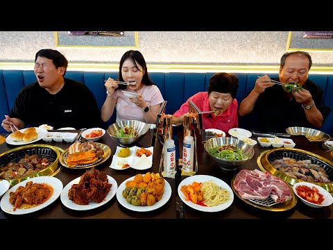이게 정말 고기뷔페 맛있는 고기와 다양한 음식을 한 번에 청년고기장수 먹방 Grilled meat