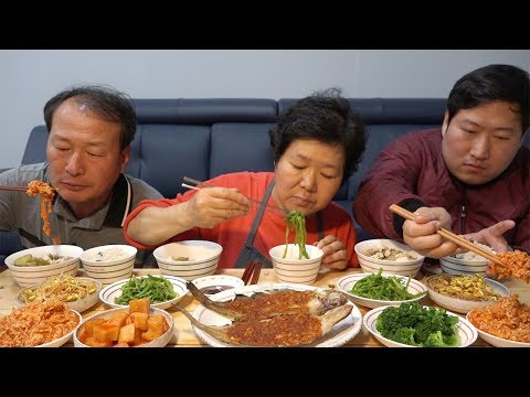 밥도둑이라는 밥식해 가자미조림 집밥 요리 먹방 Mukbang eating show