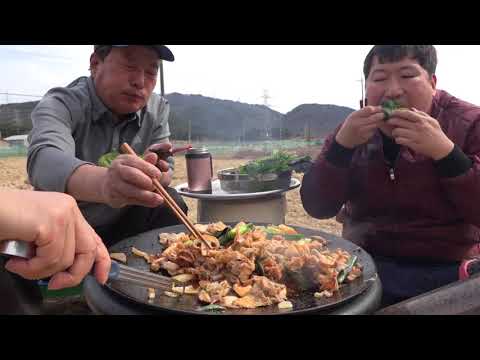 지글지글 대패삼겹살 Grilled Thin Pork Belly 볶음밥까지 요리 먹방 Mukbang