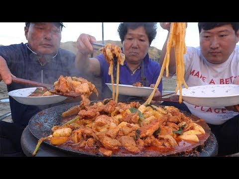 집에서 먹는 춘천 닭갈비 춘천바른닭갈비 Spicy Stir fried Chicken 요리 먹방
