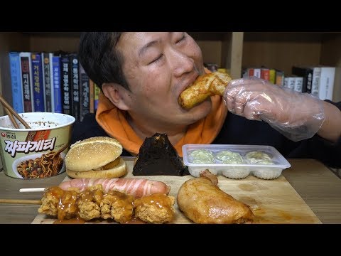 이게 다 Gs25 편의점 에서 털어온 음식들 먹방 Mukbang eating show