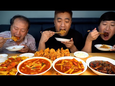 친구가 프렌차이즈 대표돼서 신메뉴들고 찾아왔습니다 범프리카 인생치킨 떡볶이 Tteokbokki Fried