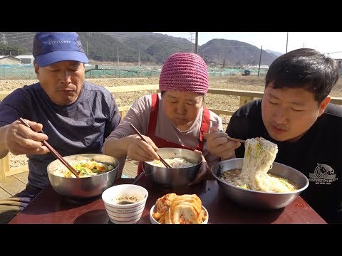 호로로록 잔치국수 요리 먹방 Mukbang eating show