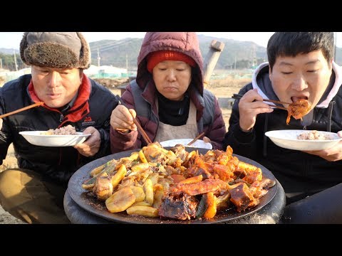 1팩에 4900원 집에서도 간편히 해먹을 수 있는 맛있는 코다리조림 Braised Pollack 요리 먹방