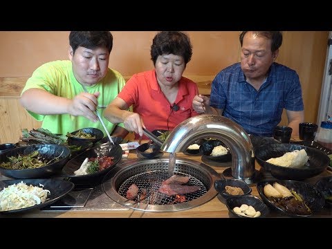 아버지가 가고 싶어하시던 고깃집 암소 한우 Grilled korean beef 먹방 Mukbang