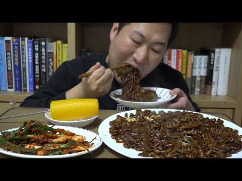 이것은 짜장면 맛 짜왕 먹방 Mukbang eating show