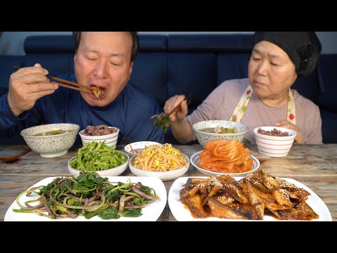 봄이라 더 맛있는 머위나물과 도루묵 조림 Butterbur Boiled sailfin sandfish 집