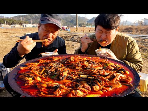 아버지께서 극찬하신 역대급 시래기 닭볶음탕 먹방 Spicy Braised Chicken Radish
