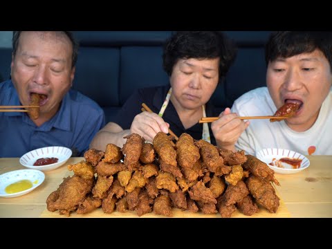직접 만들어 가마솥에 맛있게 튀긴 수제 어묵 튀김 Fried Handmade Fish Cake 요리 먹방