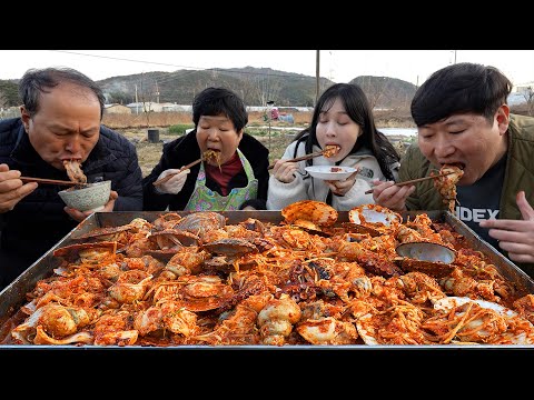 싱싱한 아귀와 문어 백고둥 조개 푸짐하게 넣은 해물찜 먹방 Braised Spicy Seafood 요리