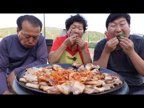 삼겹살에 김치에 볶음밥 까지 Samgyeopsal Kimchi 요리 먹방 Mukbang eating show