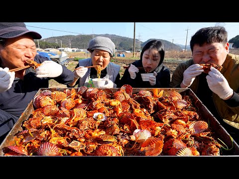 해물과 소갈비의 만남 가리비 새우 쭈꾸미 넣은 해물찜에 소갈비까지 Braised Seafood with