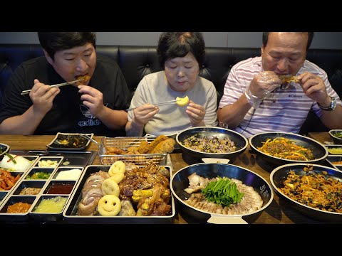 맛있는 튀김 족발 판매점 튀지 1985에서 푸짐하게 한상 먹방 Fried pig s feet in