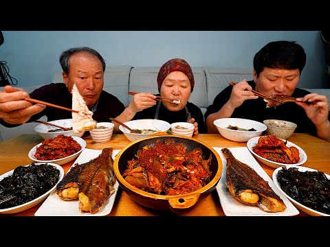 알이 꽉 찬 제철 알가자미와 향긋한 돌미역의 신선함 밥도둑 조림부터 구이까지 Roe flounder