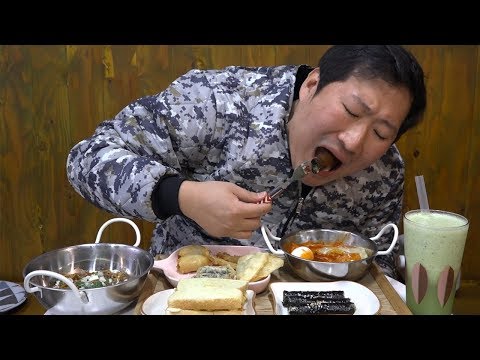 SNS에서 핫하다는 포항 분식집 컵하우스 먹방 Mukbang eating show