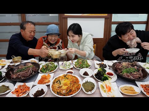 오리백숙 오어사 둘레길 운동 후 먹는 오리백숙과 닭백숙 푸짐한 한 상 먹방 Boiled duck