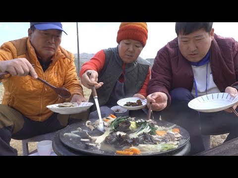 먹고 싶은 비주얼 버섯전골 Mushroom Hot Pot 요리 먹방 Mukbang eating show