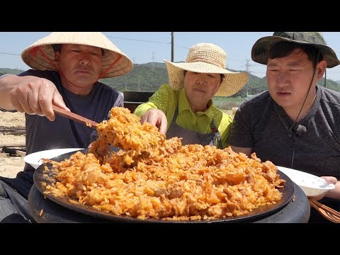 간단하지만 꿀맛인 김치볶음밥 Kimchi Fried Rice 요리 먹방 Mukbang eating show