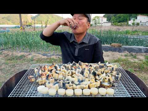 숯불에 직화로 구운 민물장어와 관자 불맛 더한 안주에 혼술 한 잔 Charcoal grilled eel